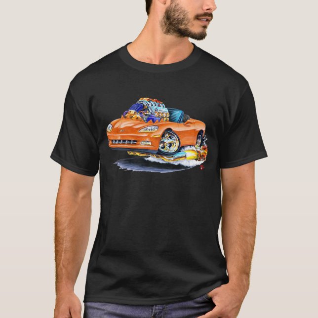 2005-10 Corvette Orange Convertible T-Shirt (Front)