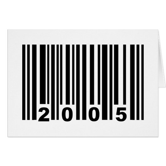 2005 barcode cards (Front Horizontal)