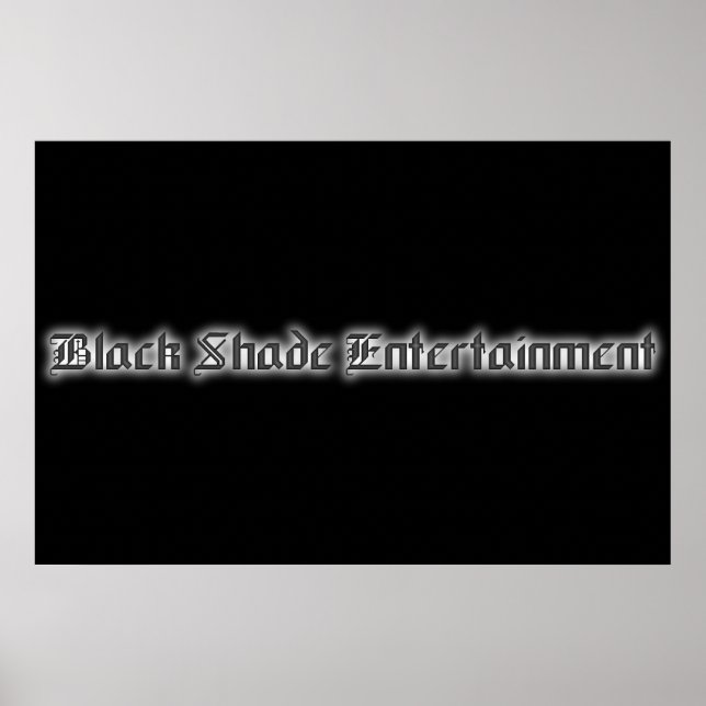 2005 Black Shade Entertainment Poster (Front)