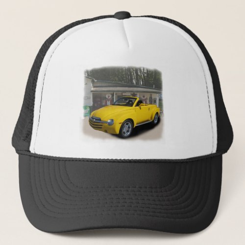 2005 Chevy SSR in our filling station series Trucker Hat