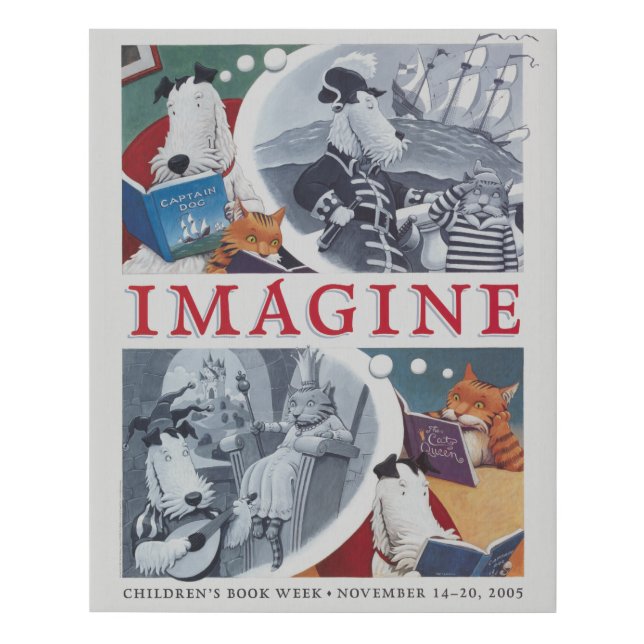 2005 Children's Book Week Poster Faux Canvas Print (Front)