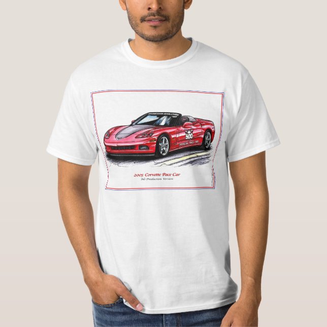 2005 Indy 500 Corvette Pace Car T-Shirt (Front)