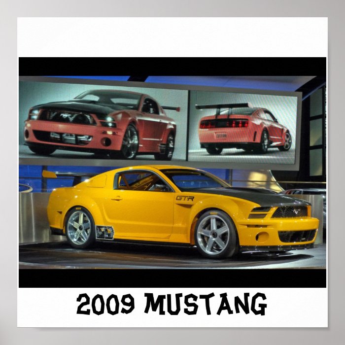 2005 Mustang GT R Concept hr 012, 2009 mustang Posters