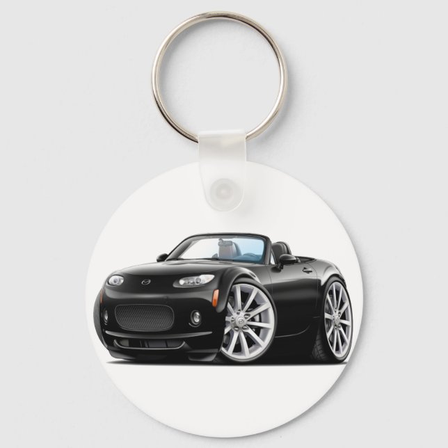 2006-08 Miata Black Car Keychain (Front)