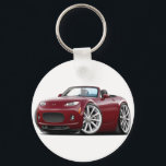 2006-08 Miata Maroon Car Keychain<br><div class="desc">Keychain Template</div>