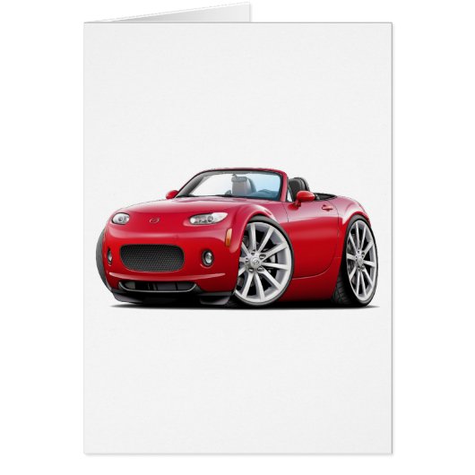 2006-08 Miata Red Car Cards (Front)