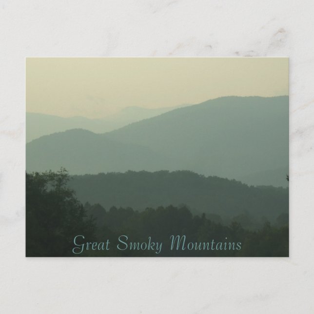2006_0911mountains0004, Great Smoky Mountains Postcard (Front)
