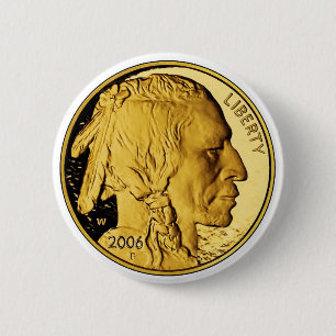 2006 American Buffalo Proof Gold Bullion Coin Button