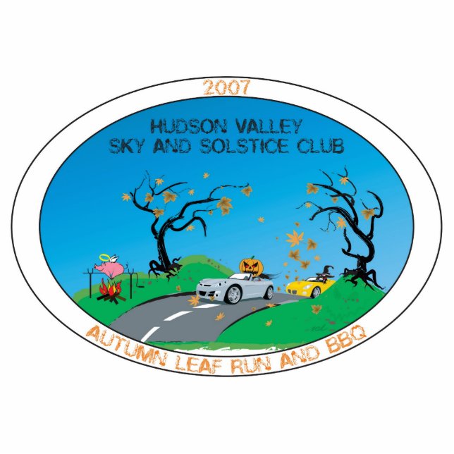 2007 Autumn Run Photo Sculpture Magnet 5x7 (Front)