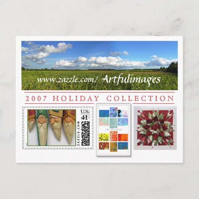 2007 Holiday Collection Campaign Postcard (Front)