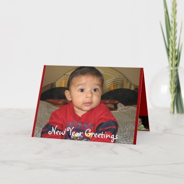 2007 New Year Greetings Holiday Card (Front)