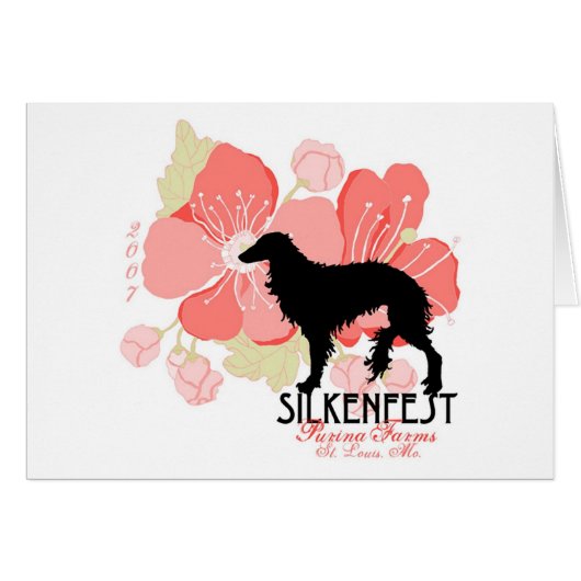 2007 Silkenfest logo Crystal Buckey Cards (Front Horizontal)