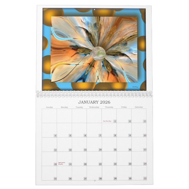 2007 Wall Calendar (Jan 2026)