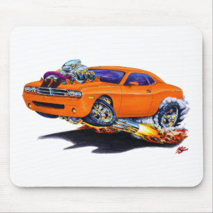 2008-10 Challenger Orange Car Mouse Pad