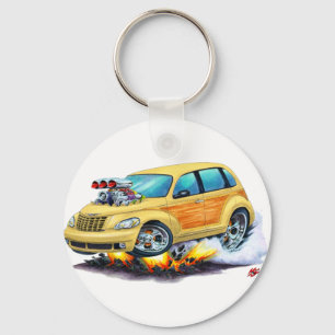 2008-10 PT Cruiser Tan Woodie Keychain