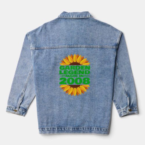 2008 Birthday  Vintage 2008 Garden Legend Made In Denim Jacket