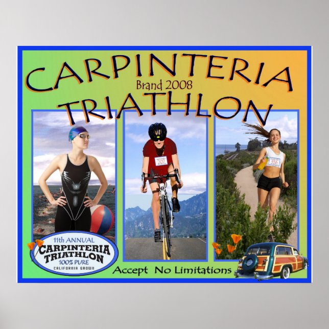 2008 Carpinteria triathlon Poster (Front)