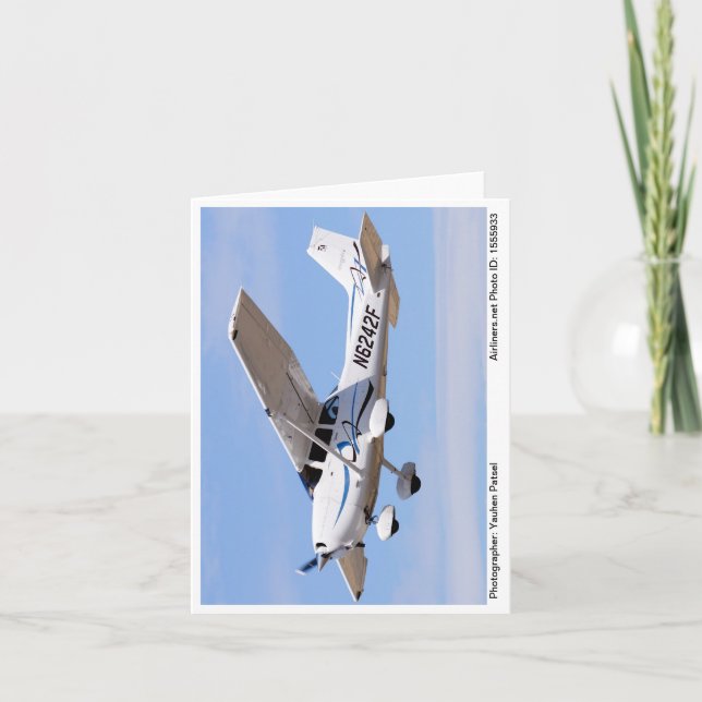 2008 Cessna 172 Skyhawk SP Photo Note Card #2 (Front)