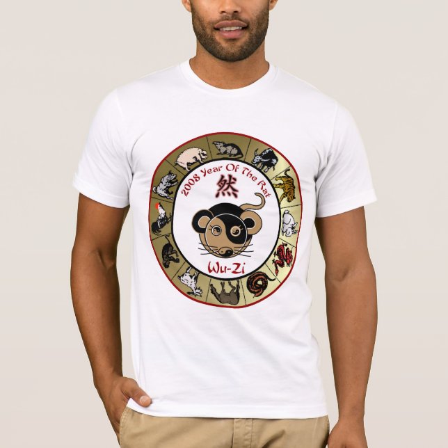 2008 Chinese Zodiac Year Of The Rat T-Shirt (Front)