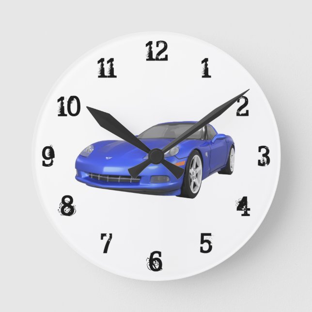 2008 Corvette: Wall Clock (Front)