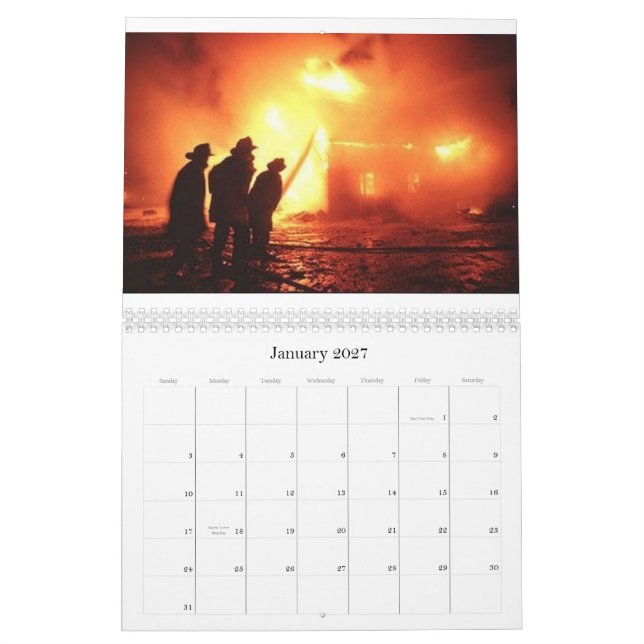 2008 Fire Calendar - Customized (Jan 2027)