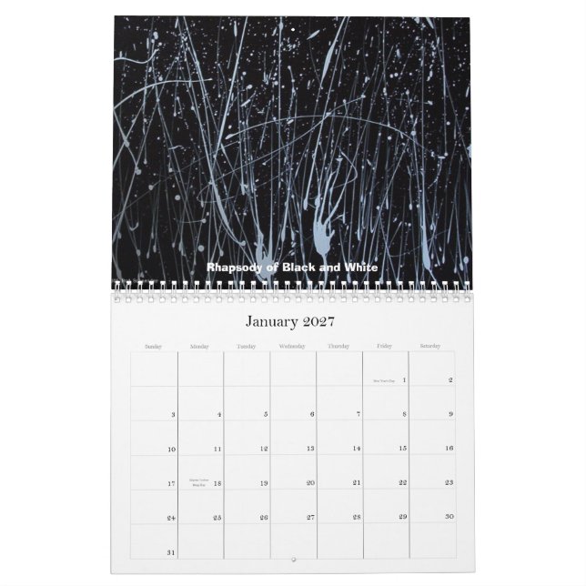 2008 Rodzart Calendar (Jan 2027)