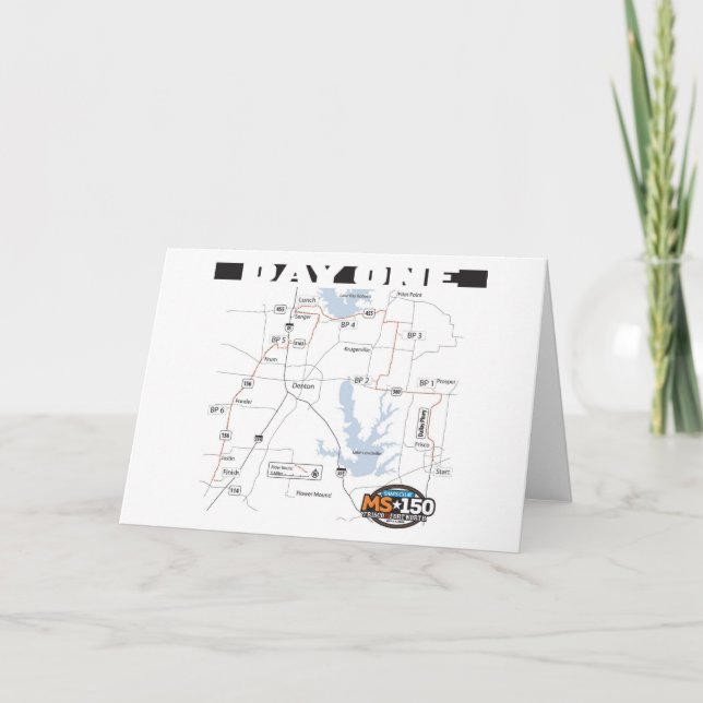 2008 Sam's Club MS150 Route Greeting Card (Front)