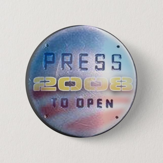 2008OBAMAPRESS PINBACK BUTTON (Front)