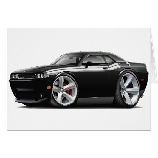 2009-11 Challenger RT Black-White Car (Front Horizontal)