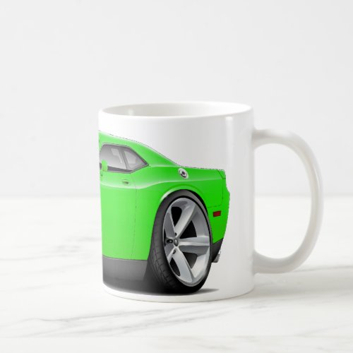 2009_11 Challenger RT Lime Car Coffee Mug