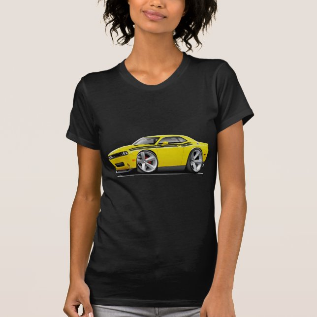 2009-11 Challenger RT Yellow-Black Car T-Shirt (Front)