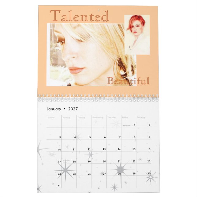2009 Calendar - Customized & Dedicated (Jan 2027)