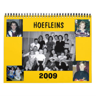 2009 Calendar of Hoefleins