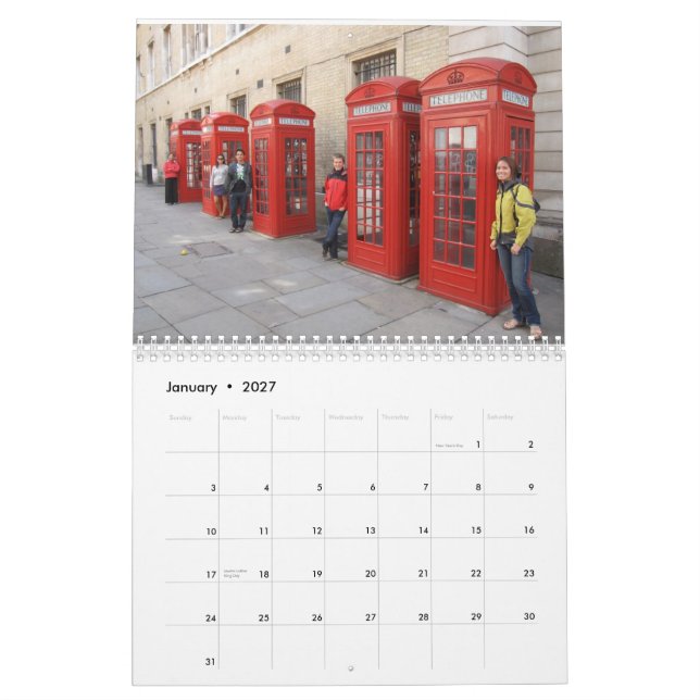 2009 Europe Calendar (Jan 2027)