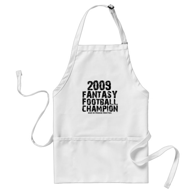 2009 FANTASY FOOTBALL CHAMPION ADULT APRON (Front)