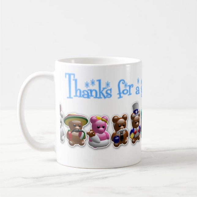 2009 Holiday Bear Collector's Mug (Left)