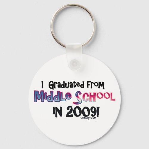 2009 Middle School Graduate Keychain