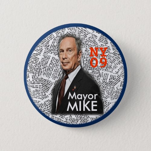 2009 NY Mayor MIKE pin