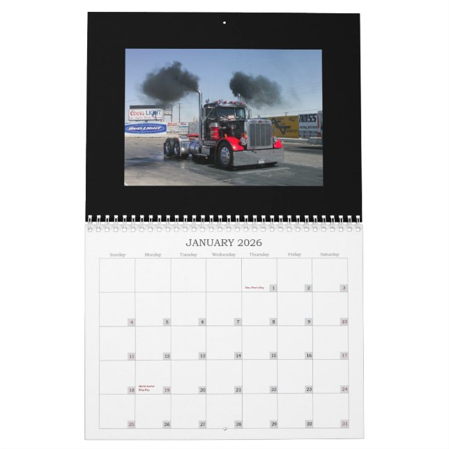 2009 truck calender calendar (Jan 2026)