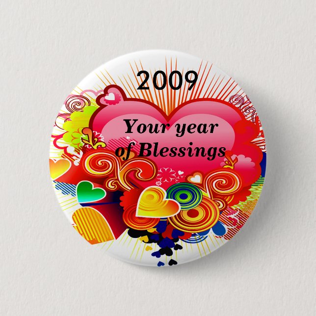 2009 Year of Blessings_Button_by Elenne Boothe Button (Front)