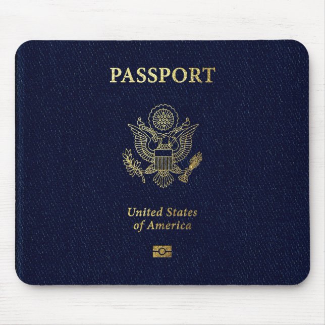 [200] American Passport Cover Mouse Pad (Front)