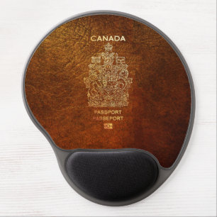 [200] Canadian Passport Cover Gel Mouse Pad