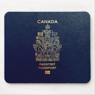 [200] Canadian Passport Cover Mouse Pad