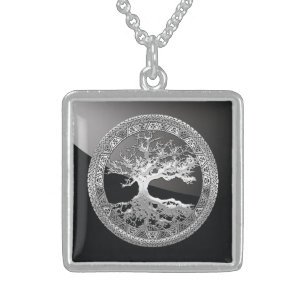 [200] Celtic Tree of Life [Silver] Sterling Silver Necklace