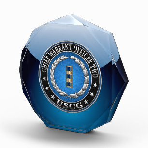 [200] CG: Chief Warrant Officer 2 (CWO2) Acrylic Award