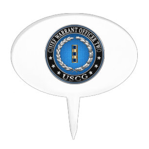 [200] CG: Chief Warrant Officer 2 (CWO2) Cake Topper
