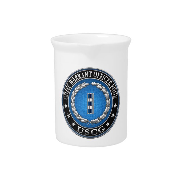 [200] CG: Chief Warrant Officer 4 (CWO4) Beverage Pitcher (Front)