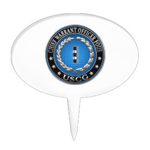 [200] CG: Chief Warrant Officer 4 (CWO4) Cake Topper