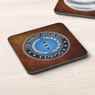 [200] CG: Chief Warrant Officer 4 (CWO4) Drink Coaster