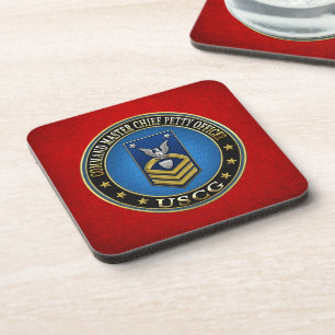 [200] CG: Command Master Chief Petty Officer (CMC) Beverage Coaster